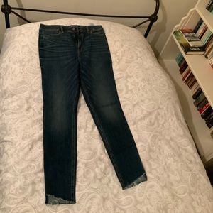 Ultra high rise super skinny jeans